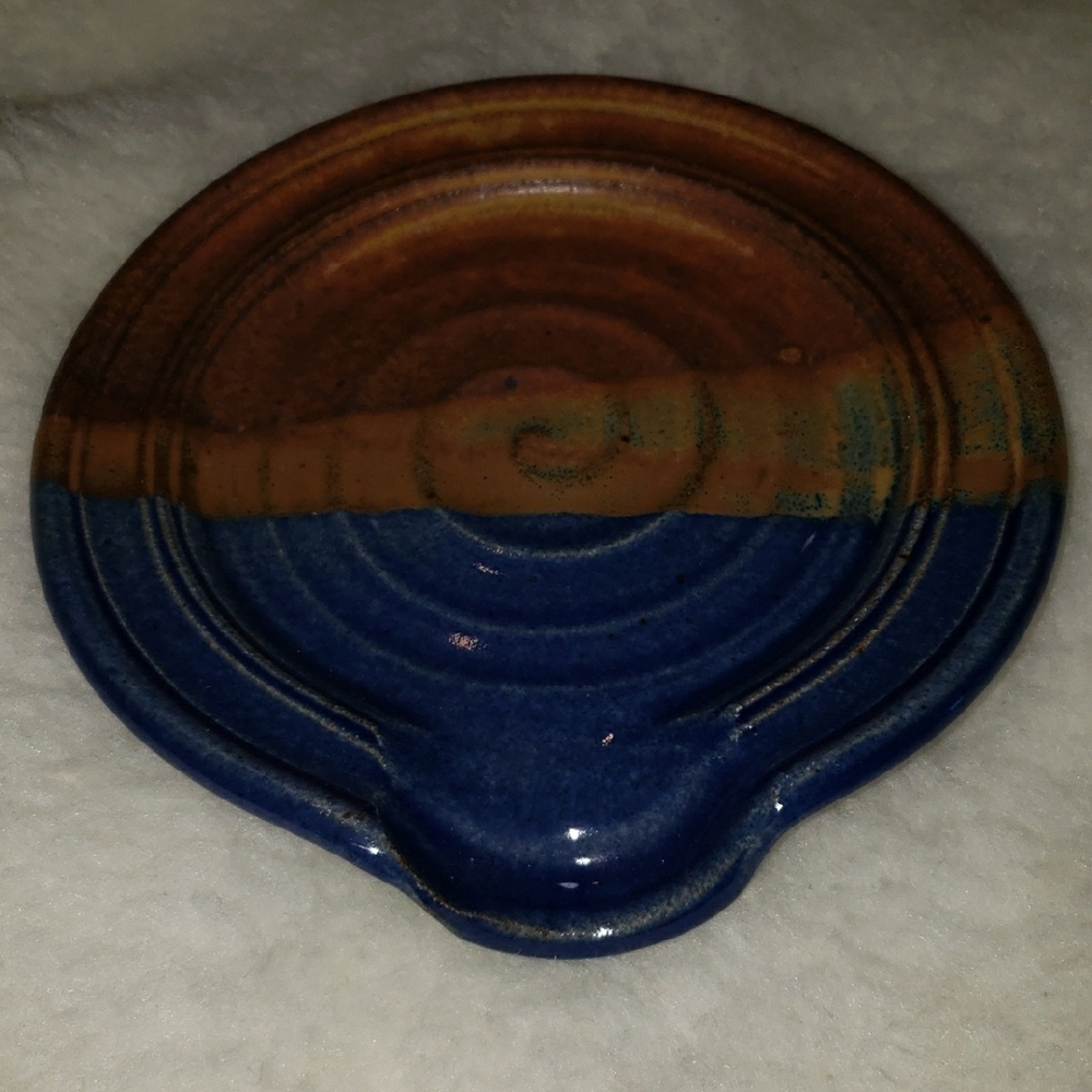 Oregon Pottery Spoon Rest By Rodger L. Porter